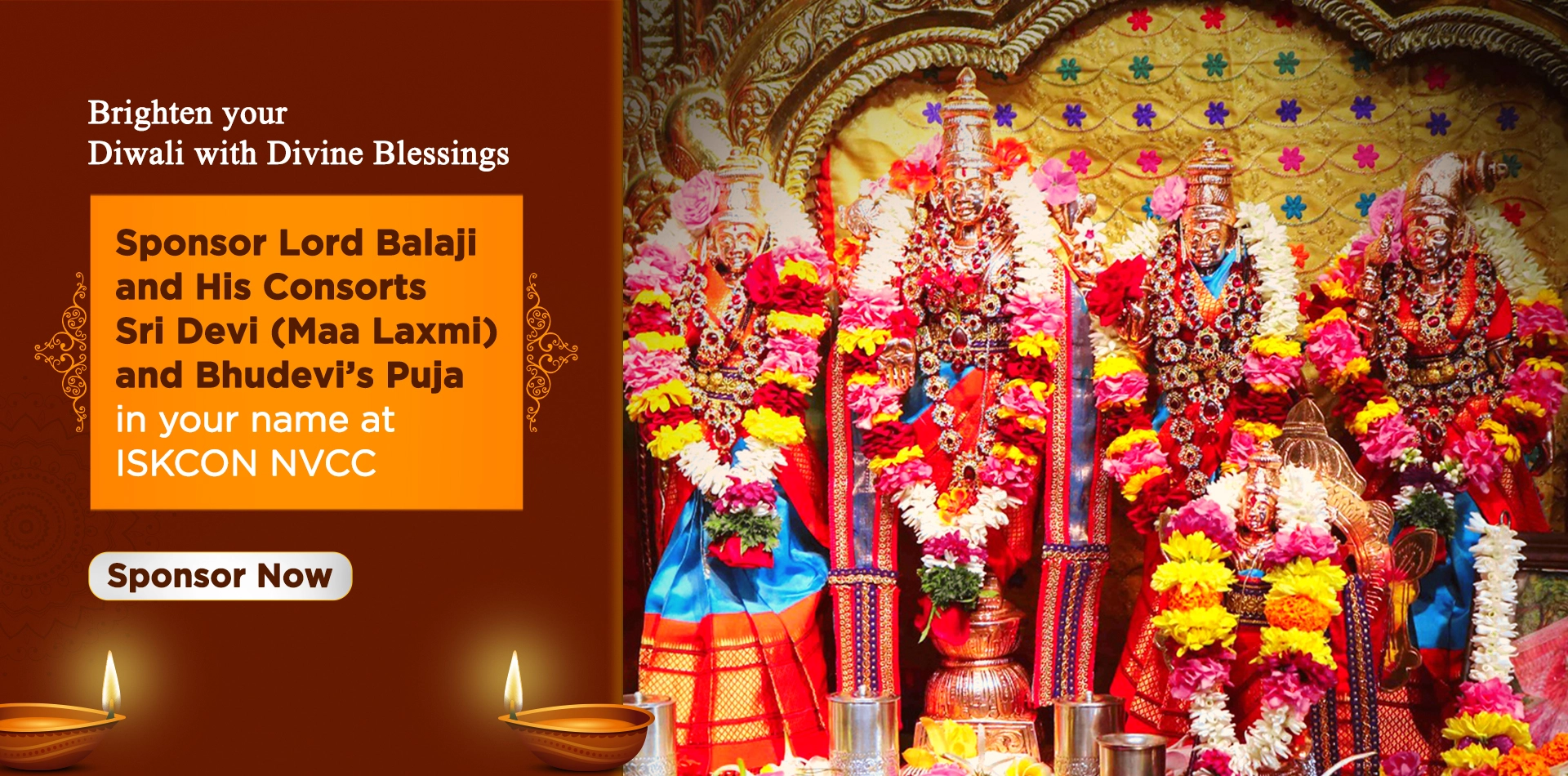 Lord Balaji and His Consorts Sri Devi (Maa Laxmi) and Bhudevi's Puja